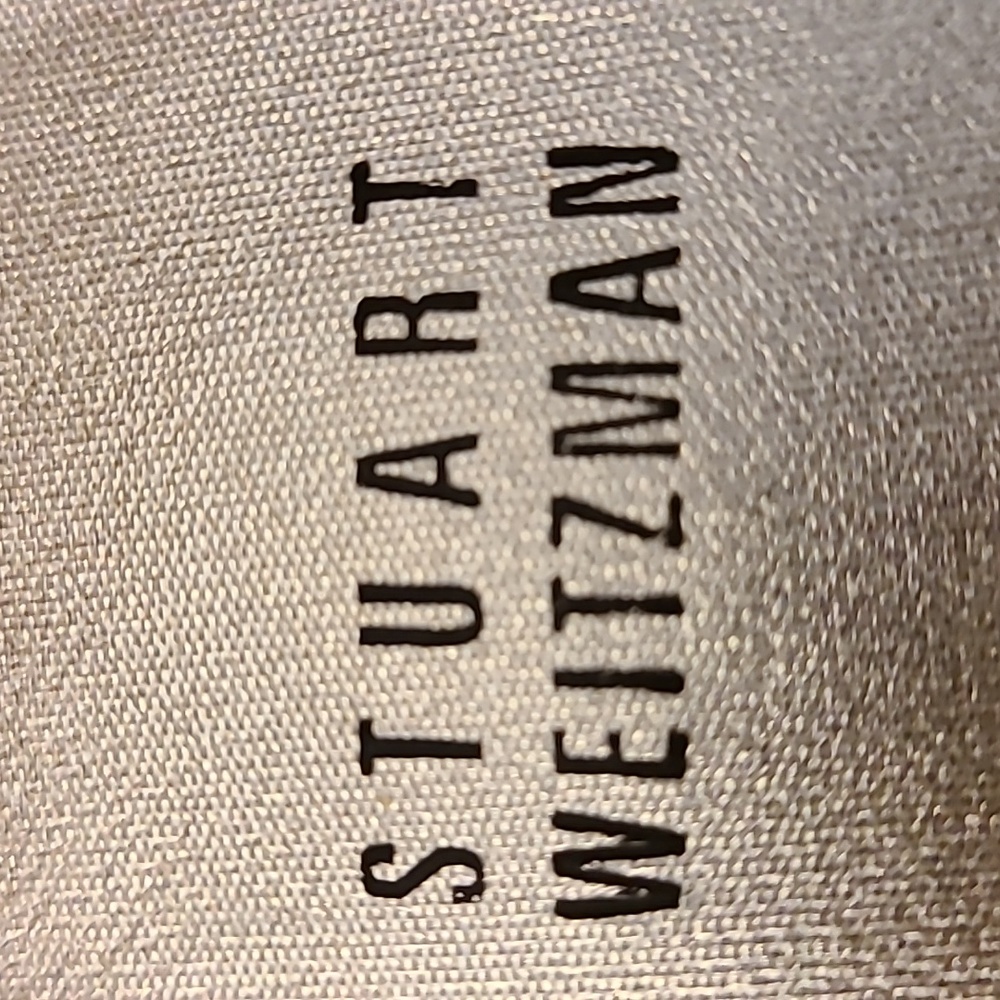 Stuart Weitzman Silver Strappy Heels Size 11 B - Picture 6 of 10